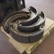 industrial brake shoes bonded and riveted